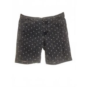 Sunday Work Clothes Navy Anchor Shorts. Mens Size 34. 10 inch inseam